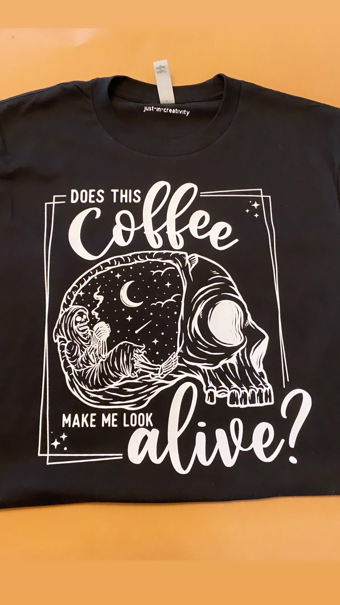 Does This Coffee Make Me Look Alive Tee – Sweetees